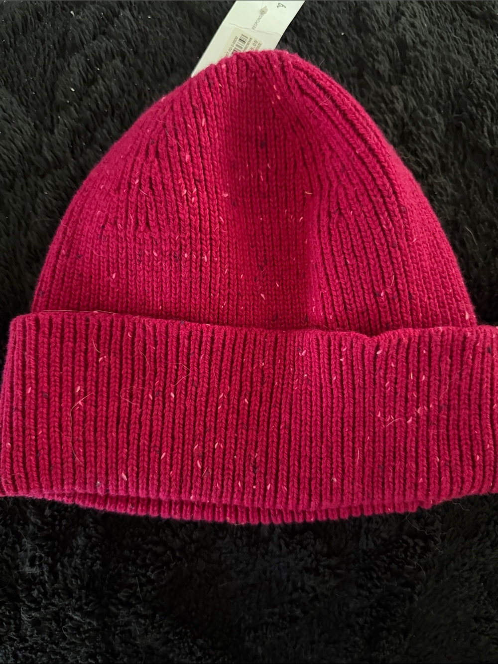 NWT Women’s Dark Fuchsia Knit Beanie Hat